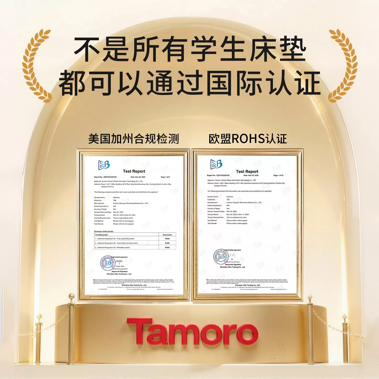 日本Tamoro学生宿舍床垫单人90x190大学生专用高中椰棕折叠收纳袋