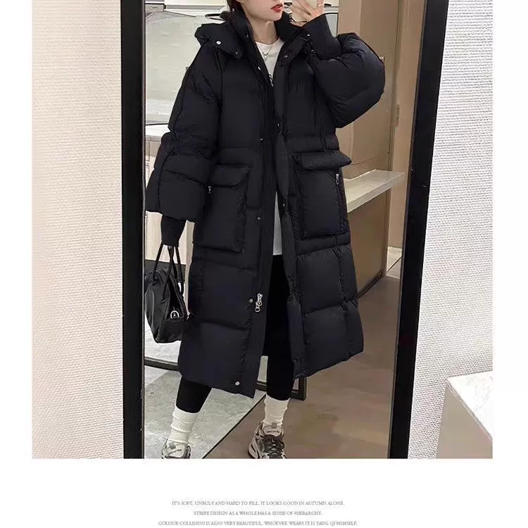 拉夏白鸭绒羽绒服年中反季清仓大促-088