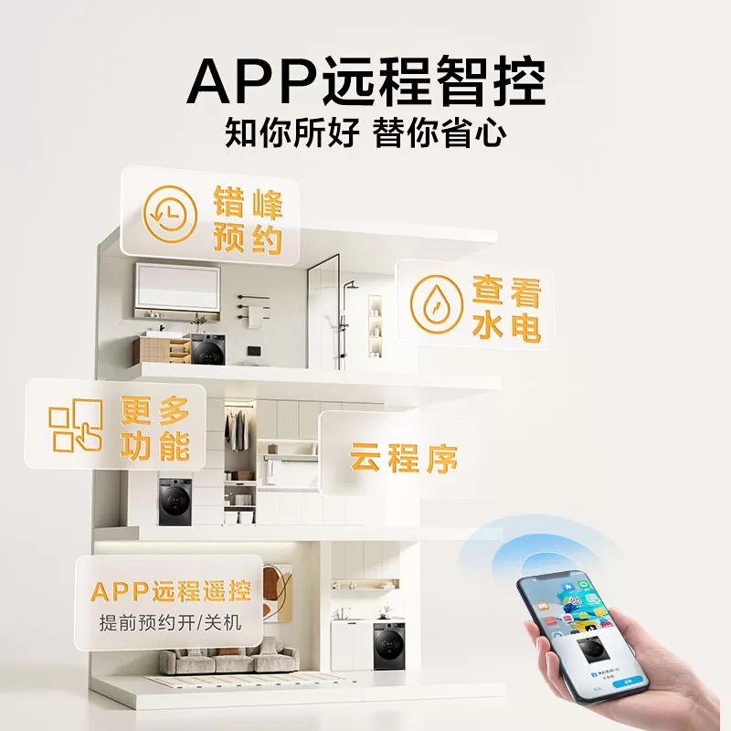 【换新补贴】小天鹅滚筒洗衣机超薄12/10KG家用全自动洗烘一体098