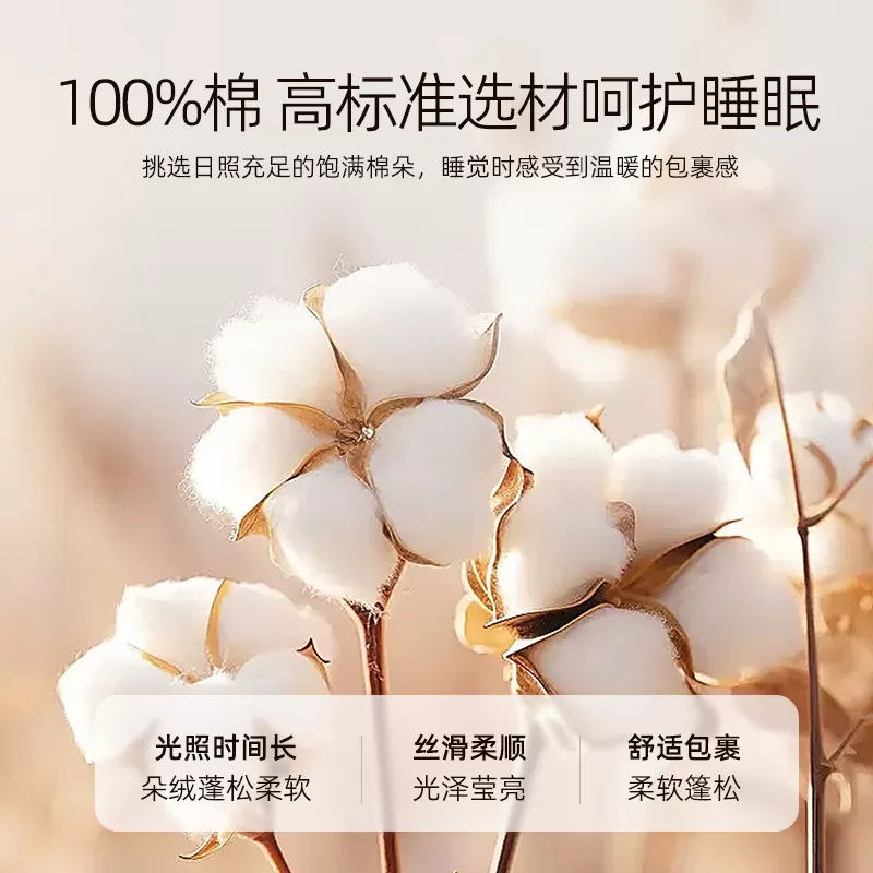 梦洁大豆被子被芯春秋被100纯棉夏被空调被学生二合一子母纤维被