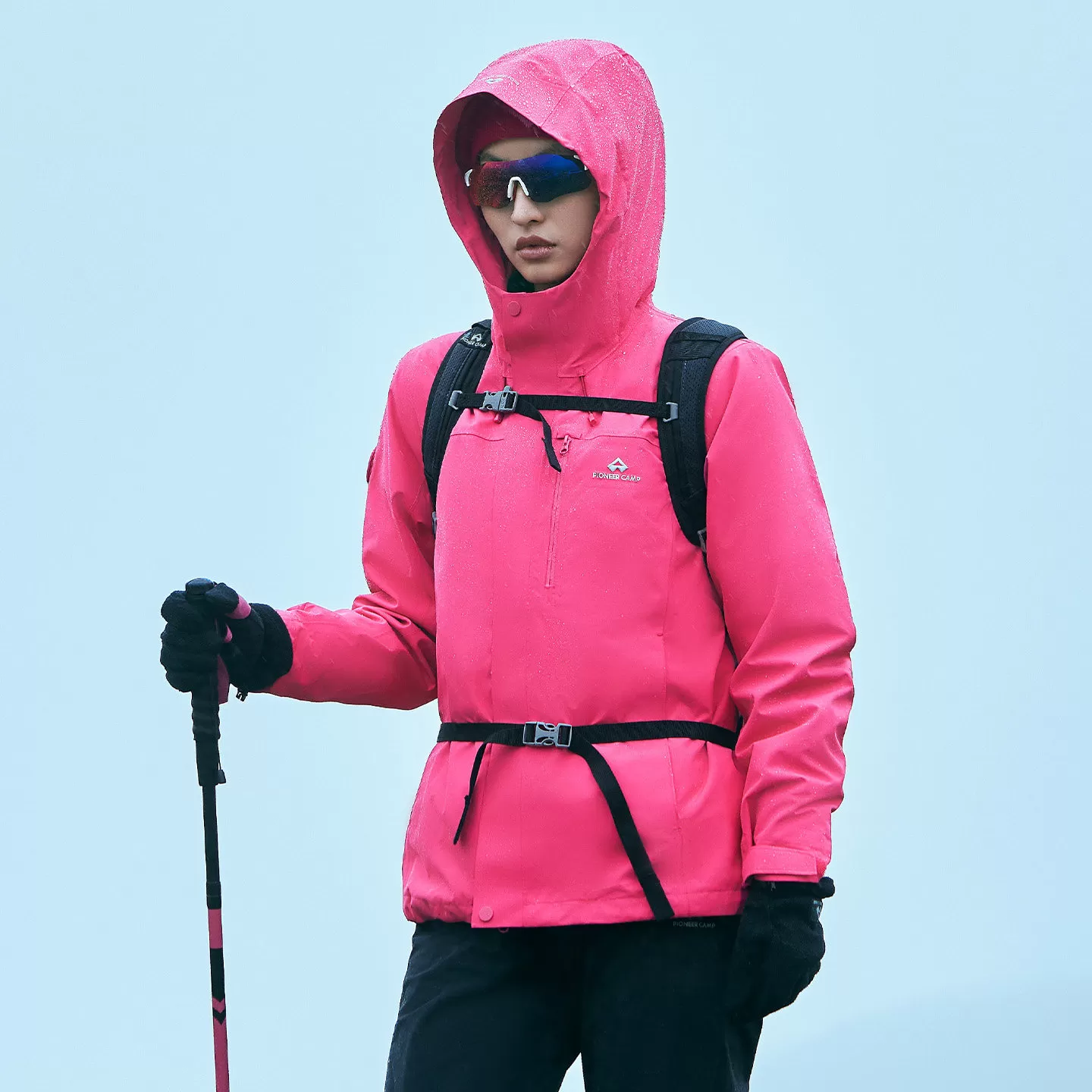 【晁然推荐】【青鸟冲锋衣】拓路者男女款防风防水徒步登山外套