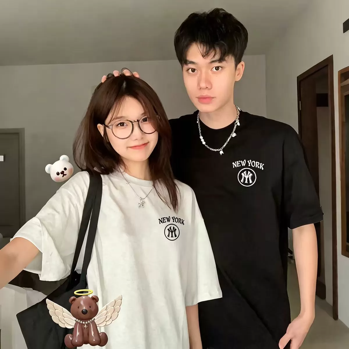 MYVM官方正品夏季情侣纯棉短袖潮流短袖男款爆款26新款T恤男女D1