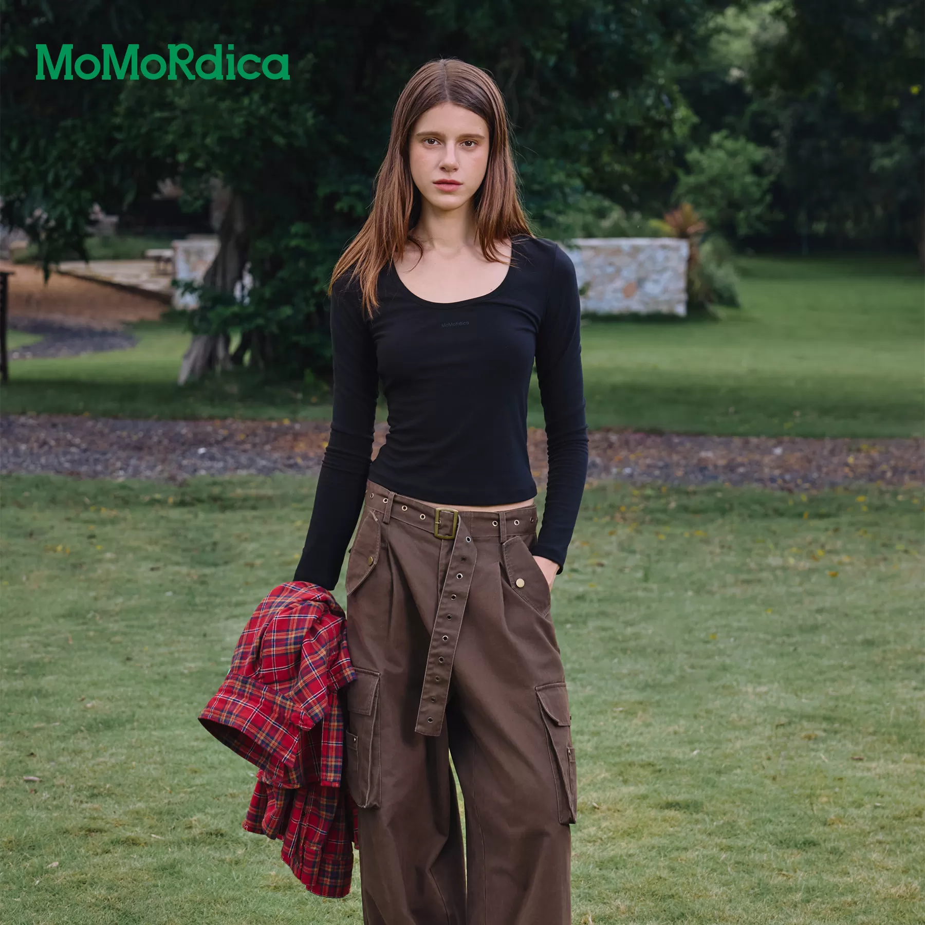 【所有女生的衣橱直播间】Momordica U领长袖T恤/圆领长袖T恤