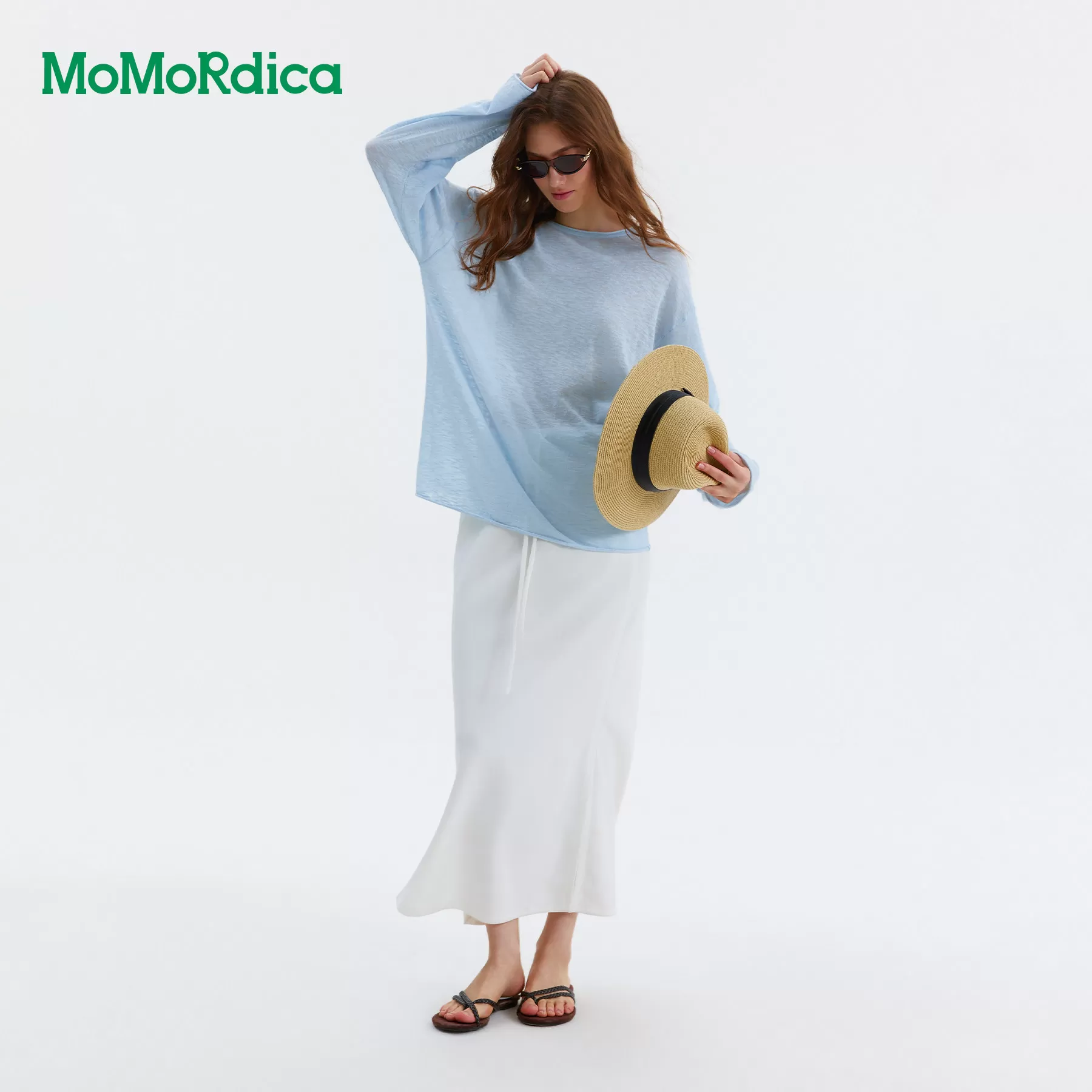 【晁然推荐】Momordica 长袖T恤/长半裙