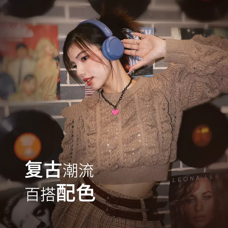 【自营】Sony/索尼 WH-CH720N 头戴式无线蓝牙降噪耳机学生立体声