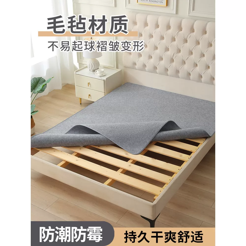 大学生宿舍防潮垫防湿防霉防螨隔脏垫床上用隔潮毛毡垫子四季加厚