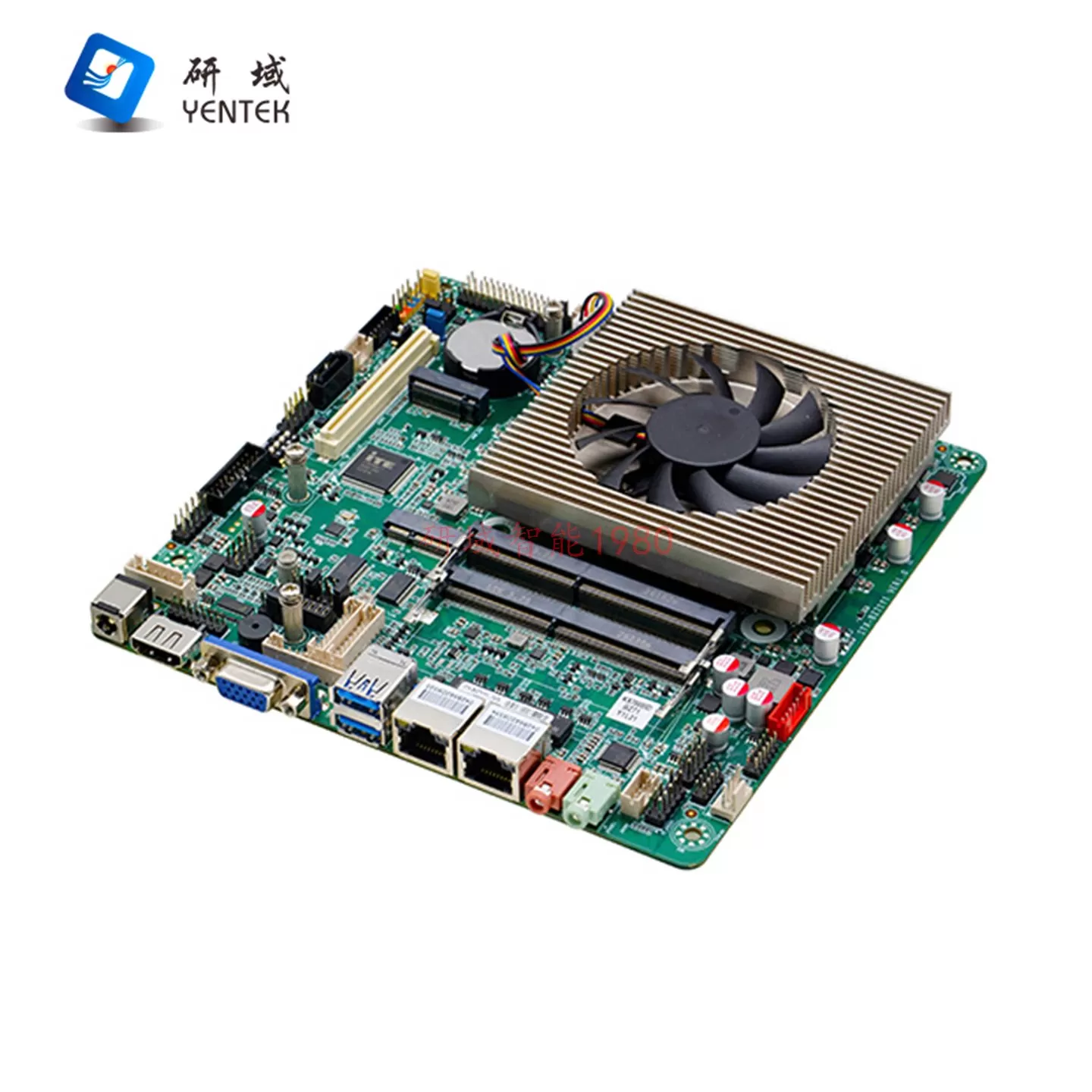 研域BZ71Y1国产兆芯KX-7000信创麒麟统信X86双网工控电脑主板PCIE
