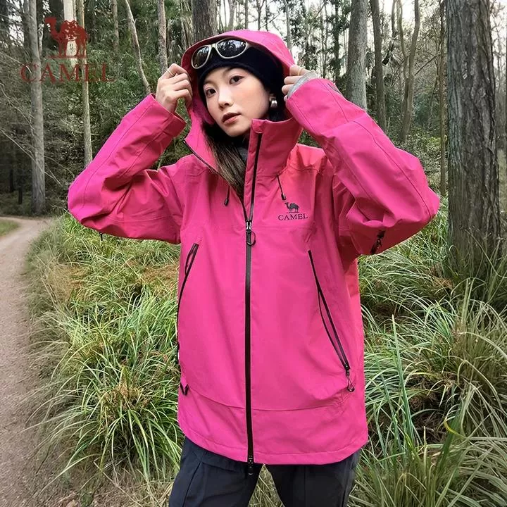 【李佳琦直播间OOTYA】骆驼王者凯甲系列冲锋衣男女全防护单冲