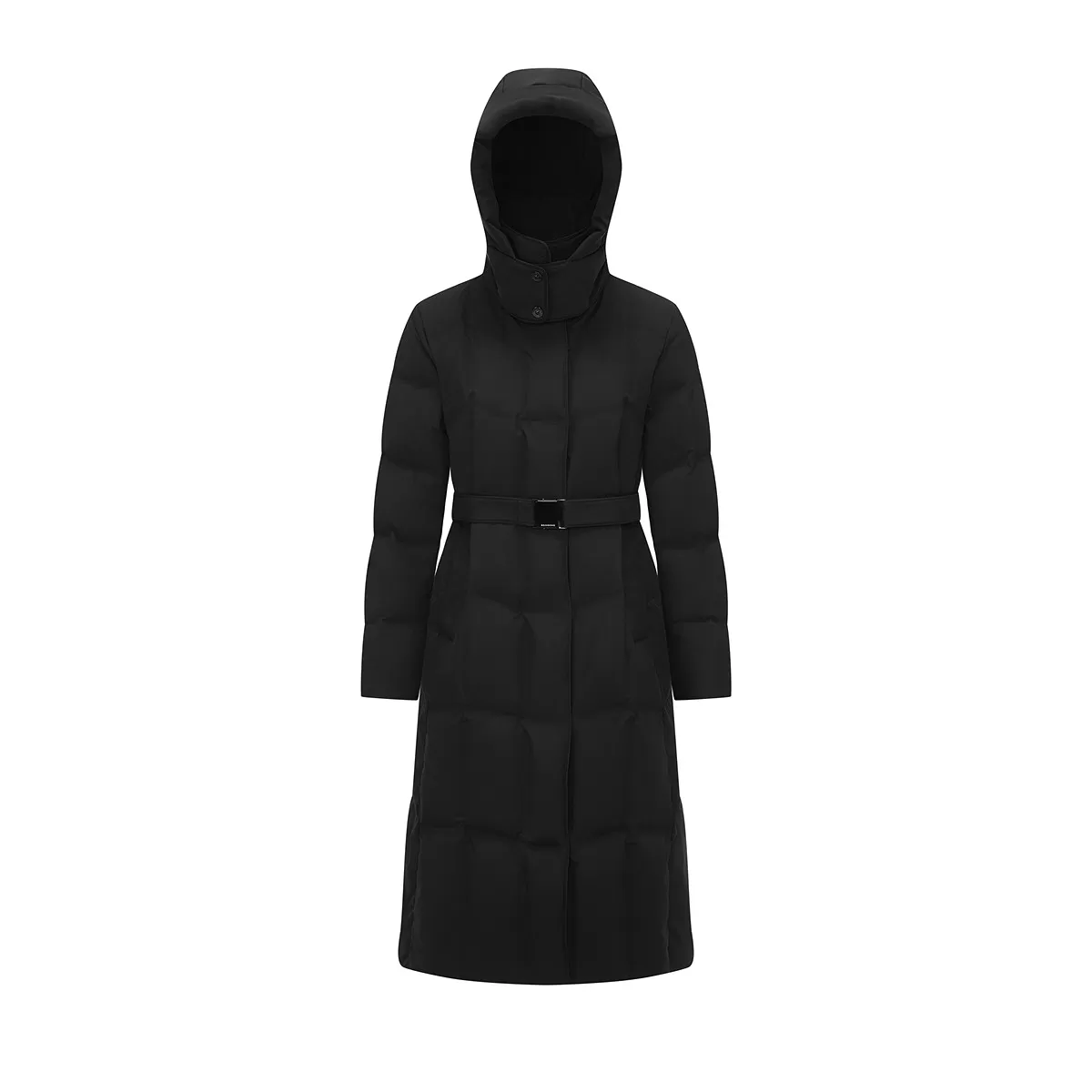 【谷爱凌同款】波司登羽绒服女过膝长款商务收腰显瘦可脱卸帽鹅绒