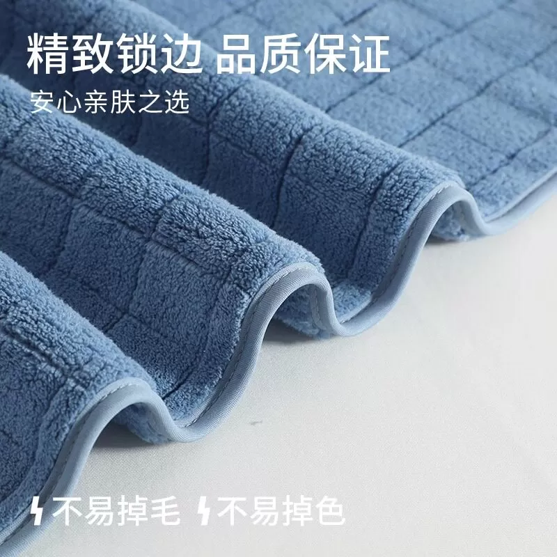三利毛巾吸水速干加厚擦脸巾家用成人男女洗澡面巾干发毛巾