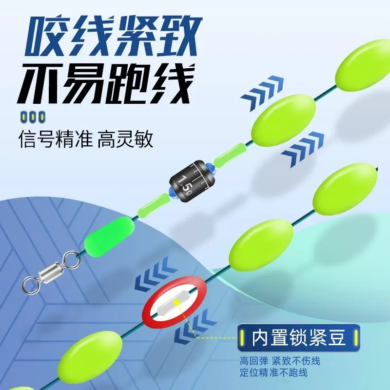 七星漂线组绑好主线成品鱼线传统钓成品免调漂高灵敏鱼漂鱼钩线组