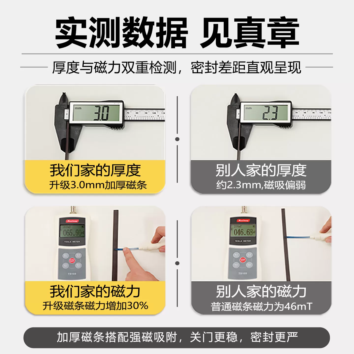 商用冰箱密封条门胶条通用冰柜门封条四开门磁吸条配件卧柜蒸饭柜