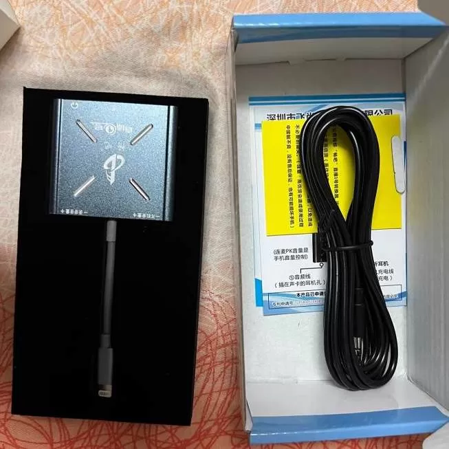 畅吧直播一号声卡转换器适用苹果17手机15安卓华为一号typec