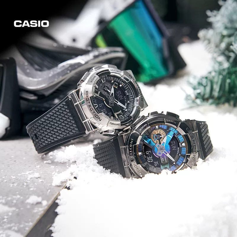 【礼物】卡西欧旗舰店GM-110小钢炮石英运动耐摔手表男 G-SHOCK