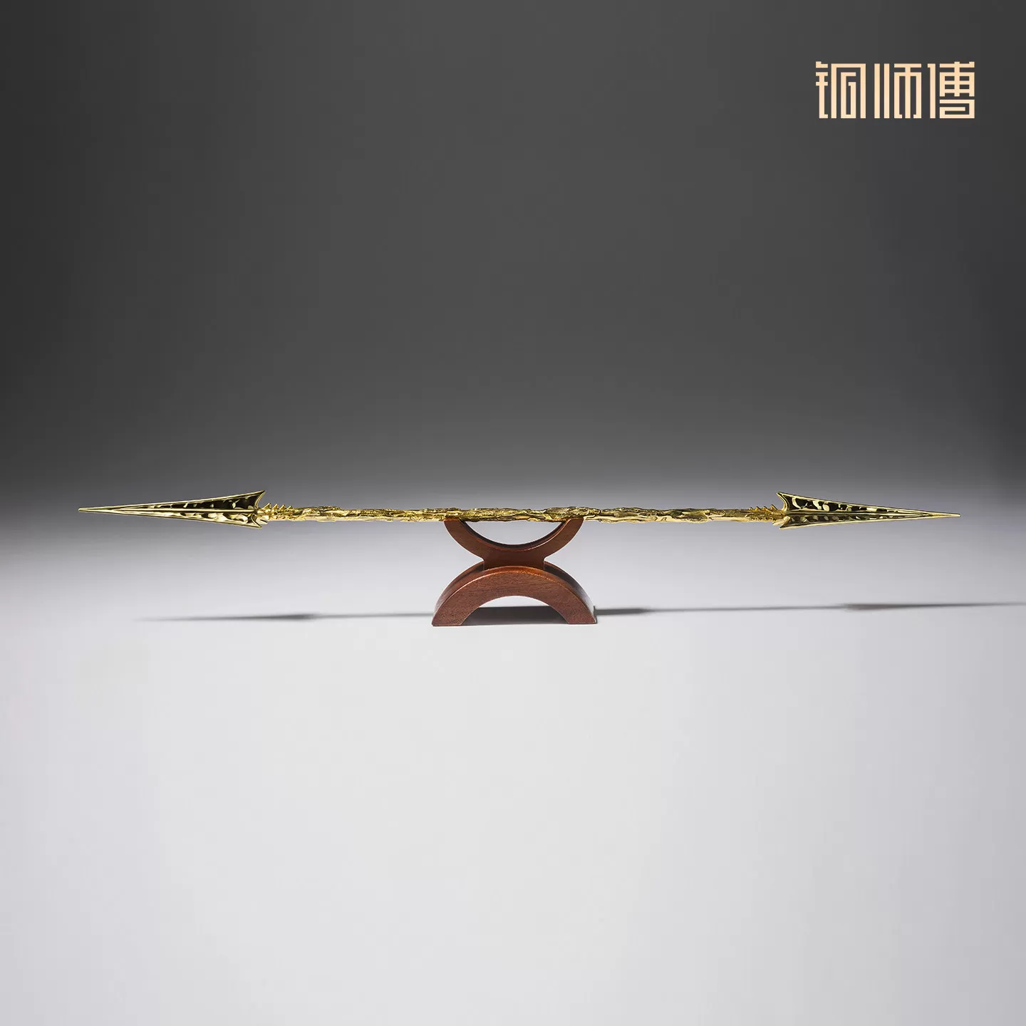 铜师傅 正版授权《凡人动画之噬金虫枪》凡人修仙传客厅铜摆件