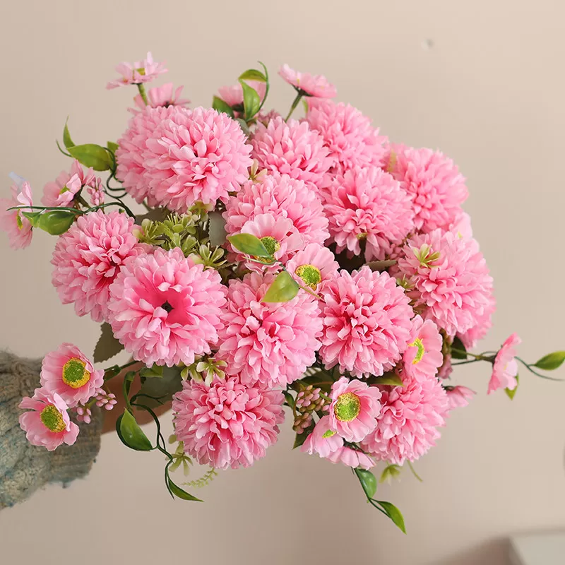假花仿真花束摆设花艺装饰绢花摆件向日葵玫瑰花创意插花室内仿生
