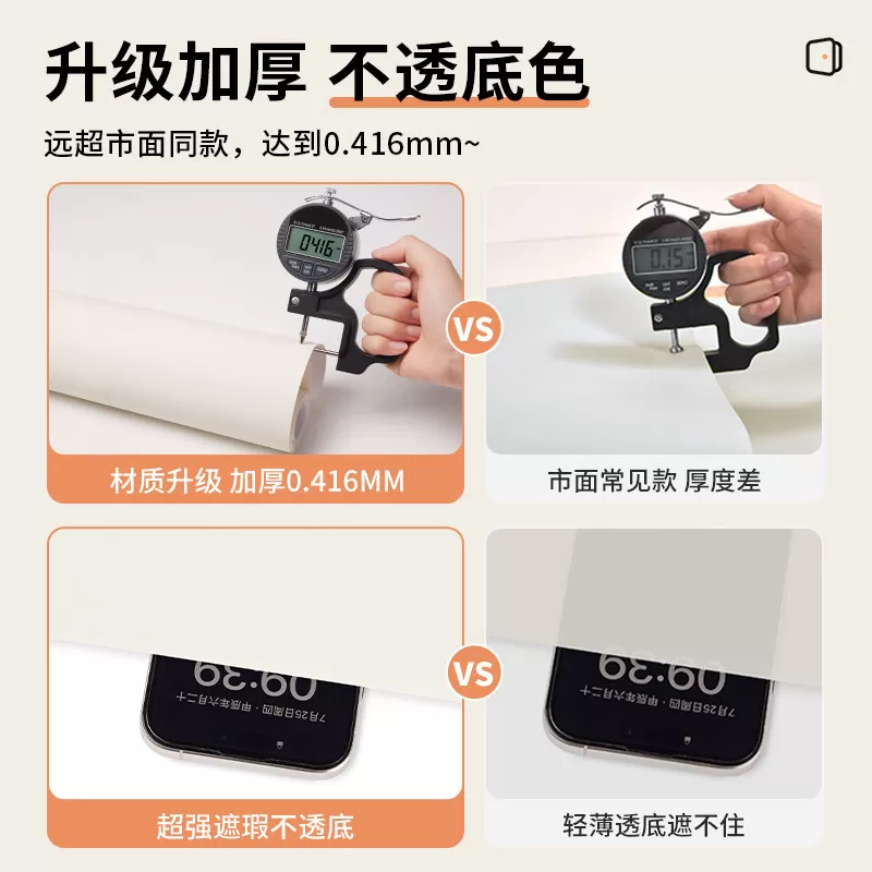 衣柜贴纸家具翻新改造柜门贴改色贴膜桌面高级感柜子自粘防水防潮