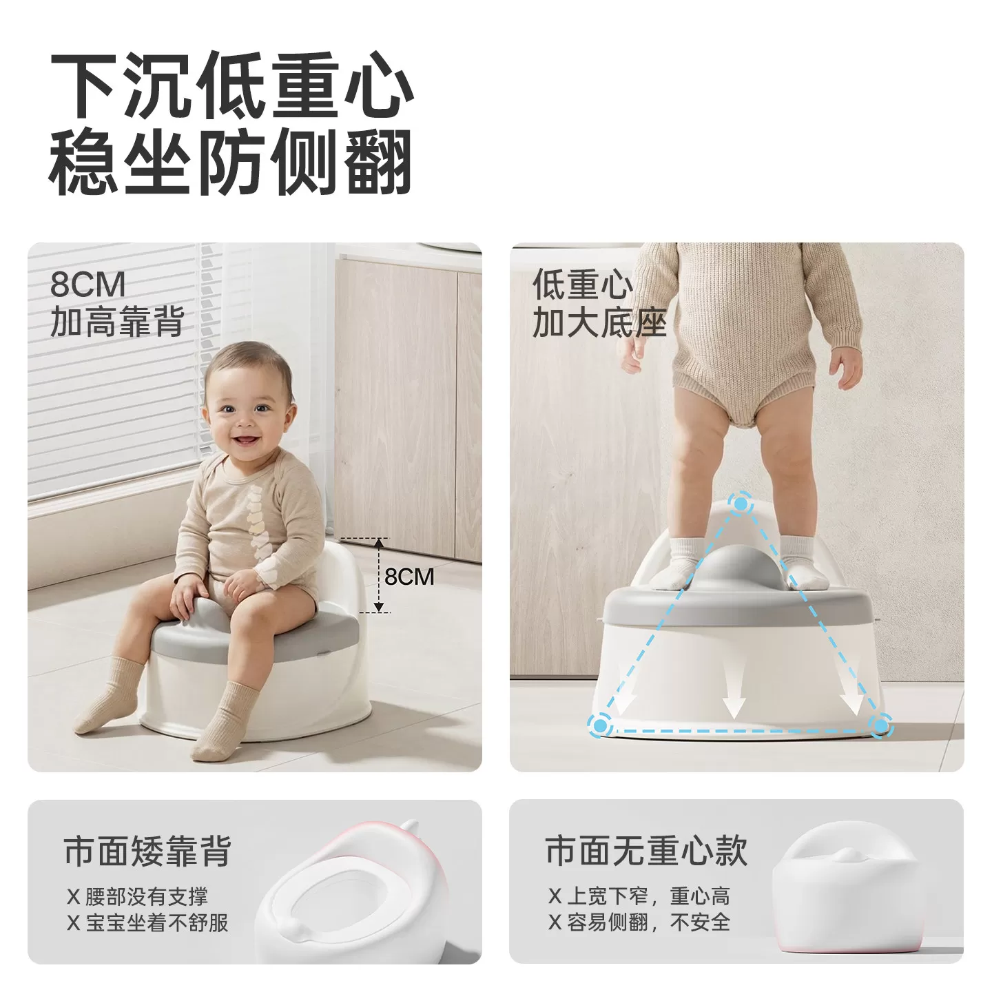 yeesoom孕森儿童马桶坐便器宝宝小马桶男孩女孩婴儿专用训练尿盆