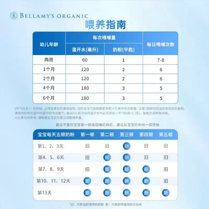 【有机自护顶配】贝拉米有机蓝盾乳铁蛋白婴儿奶粉1段300g/罐