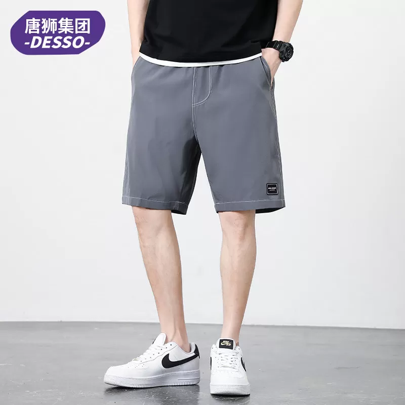 DESSO休闲宽松五分裤夏季健身情侣裤男士运动裤健身裤跨境03