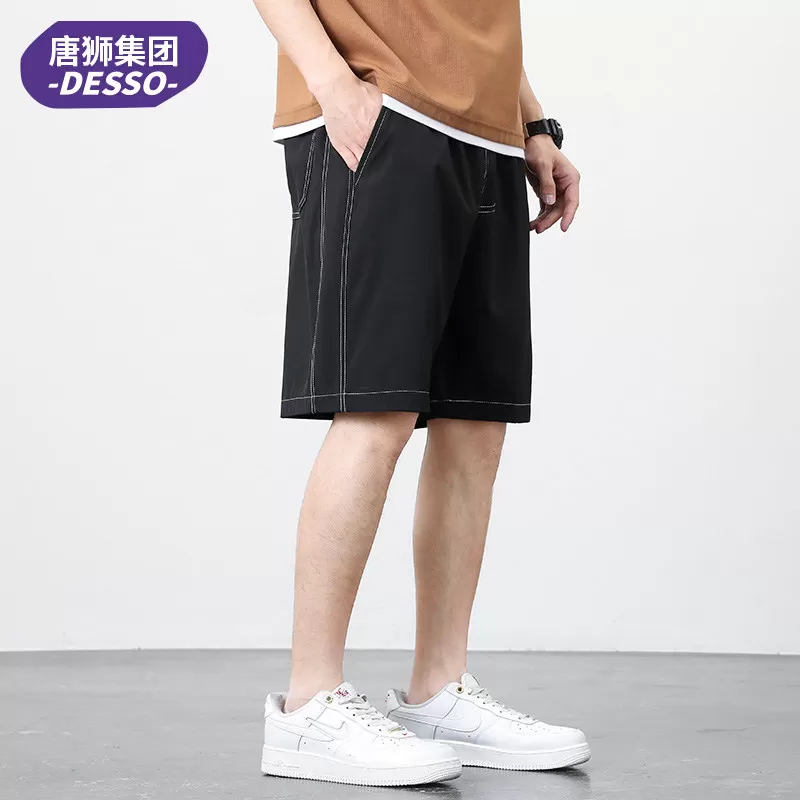 DESSO休闲宽松五分裤夏季健身情侣裤男士运动裤健身裤跨境03