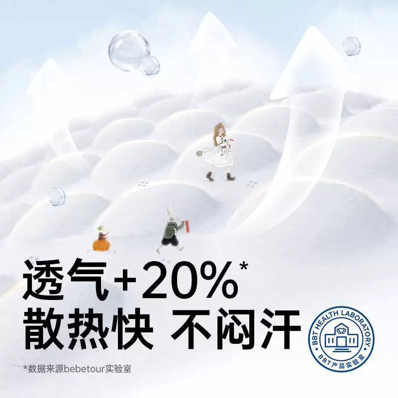 bebetour爱丽丝奇缘拉拉裤宝宝超薄透气纸尿裤婴儿夜用尿不湿*1包