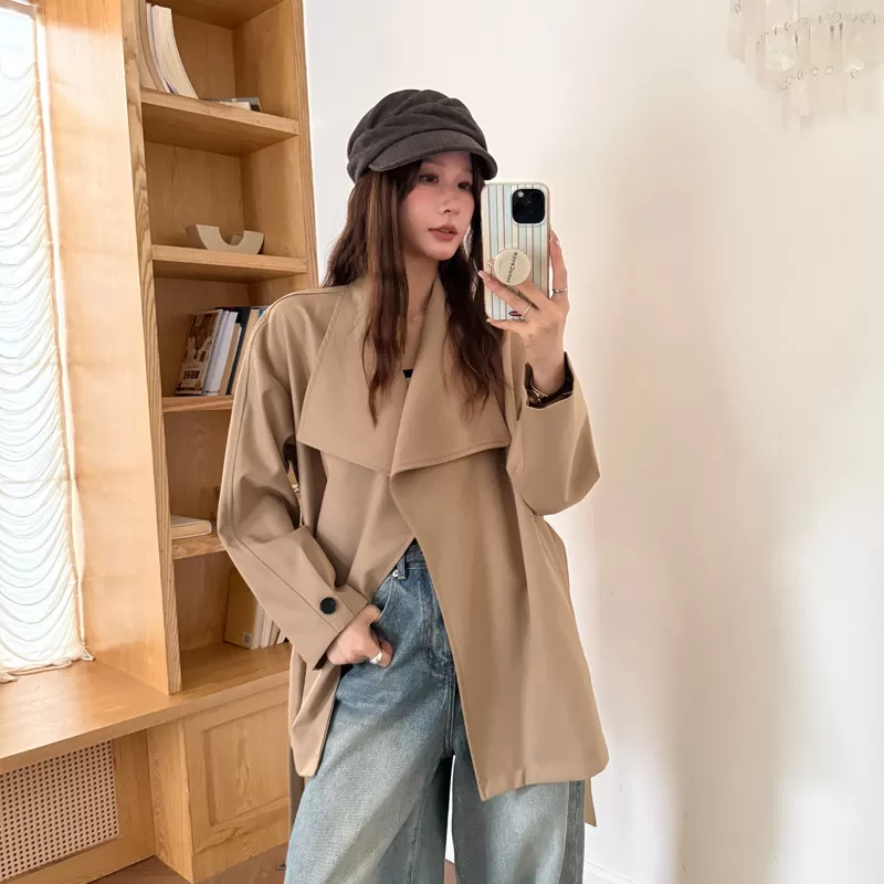 【所有女生的衣橱直播间】二茵ERYIN大翻领风衣短款/长款