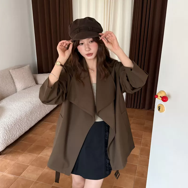 【所有女生的衣橱直播间】二茵ERYIN大翻领风衣短款/长款