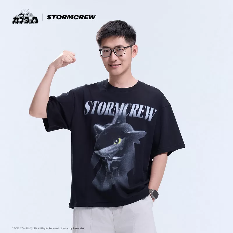 影视飓风|铁甲小宝联名T恤STORMCREW卡布达纯棉短袖官方授权男女
