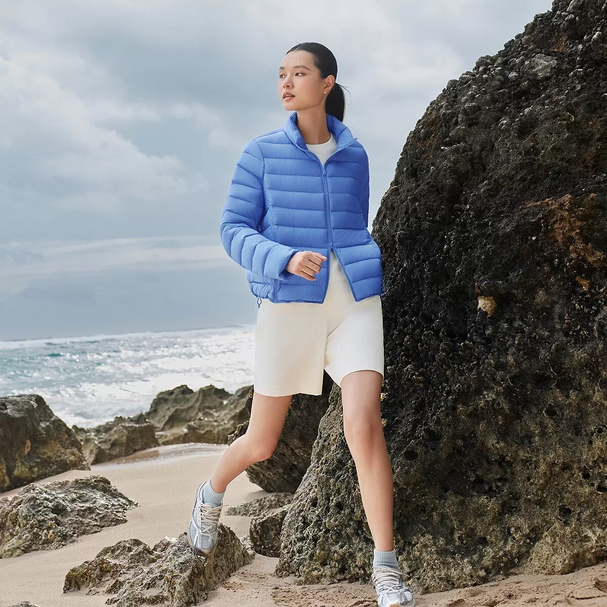 【鹅绒小龟背】波司登2026新款女短款90绒排骨羽绒服薄款保暖时尚