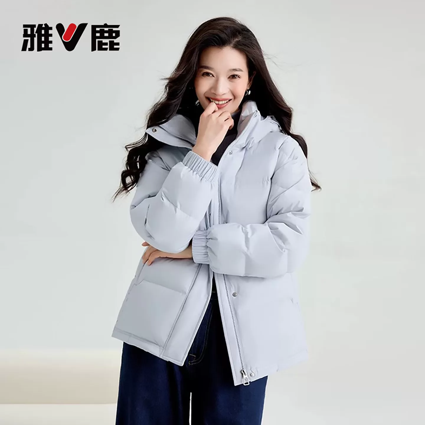 雅鹿官方旗舰店短款羽绒服女士2026冬季新款爆款小个子保暖厚外套