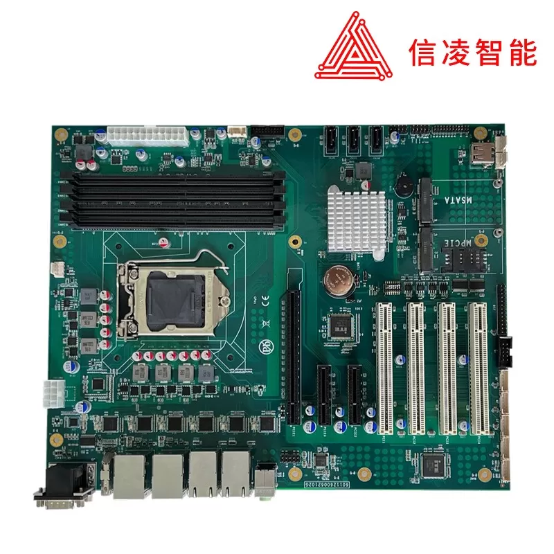 Q170 cATX 大母板 6/7/8/9代 4 PCI 工控板 四网 4U工控机 主板