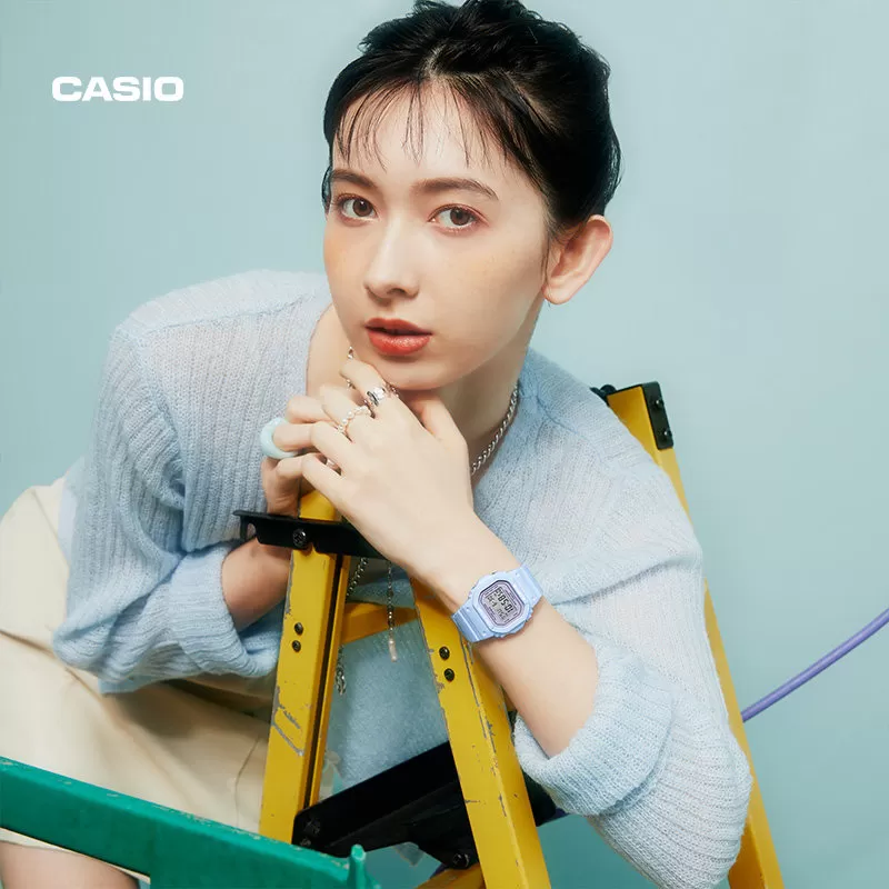 casio旗舰店BGD-565SC运动防水潮流少女手表卡西欧官方正品BABY-G