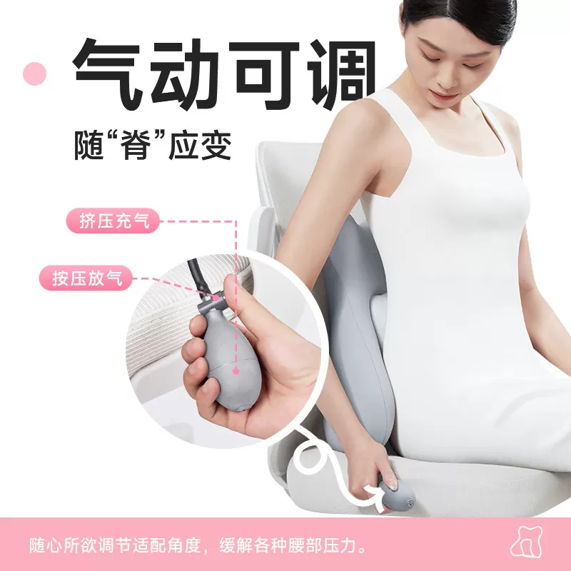 【李佳琦直播间】思莱宜办公室腰靠垫人体工学工位座椅护腰靠背垫