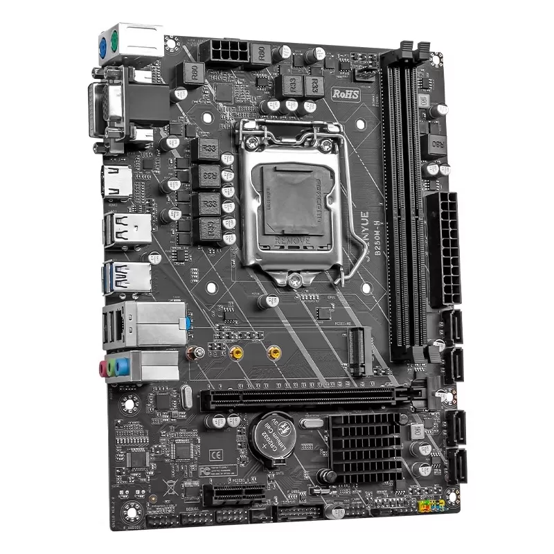 精粤 B250主板DDR4小板B150 DDR4支持1151针6789代ii3i5i7台式CPU