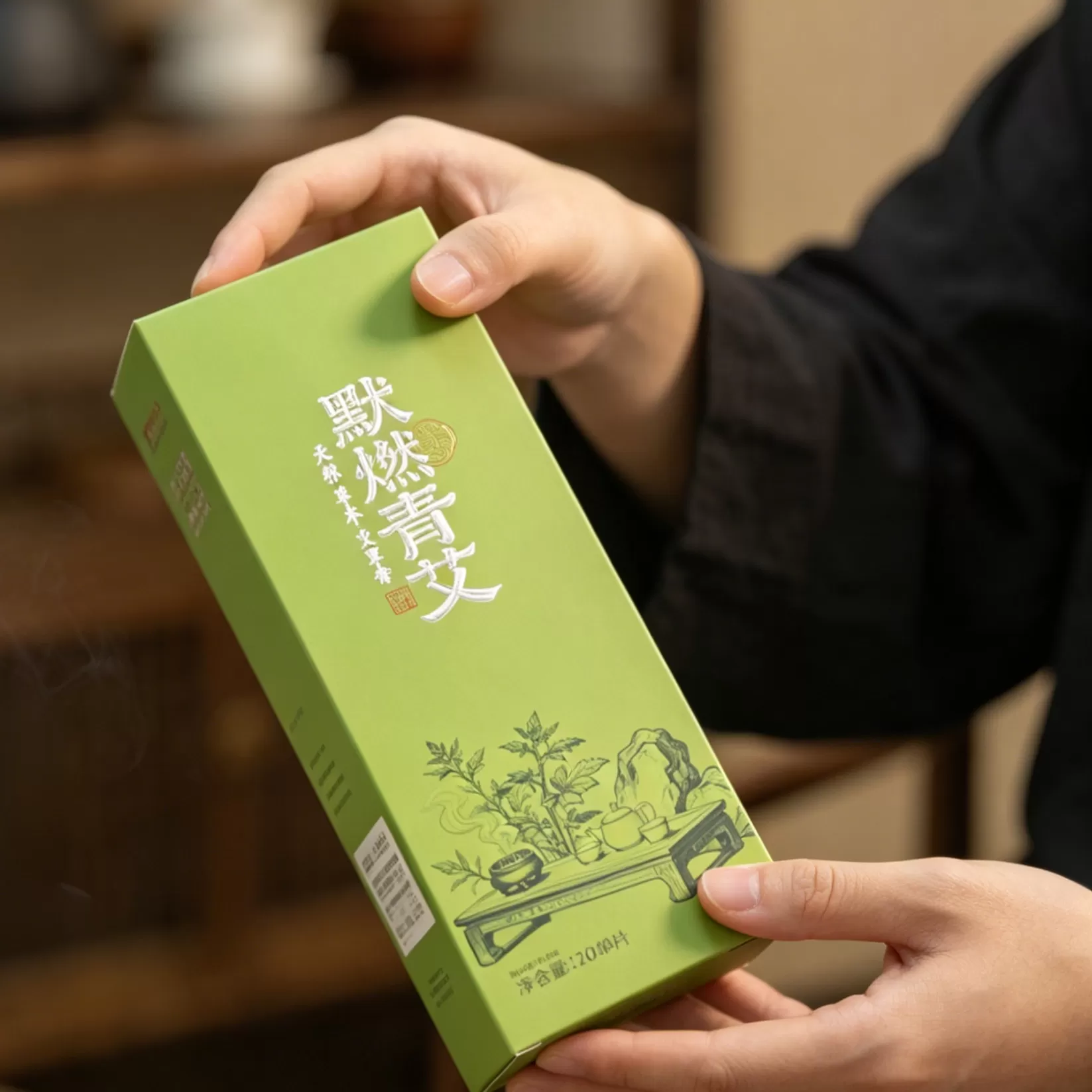 总台文创 非遗里的中国出品国家级非遗香艺 默燃青艾·天然艾草香