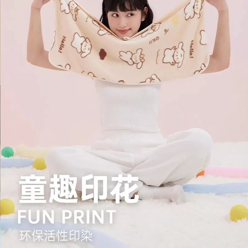 三利毛巾A类柔软童巾吸水速干洗脸巾男女家用擦手擦脸巾小面巾