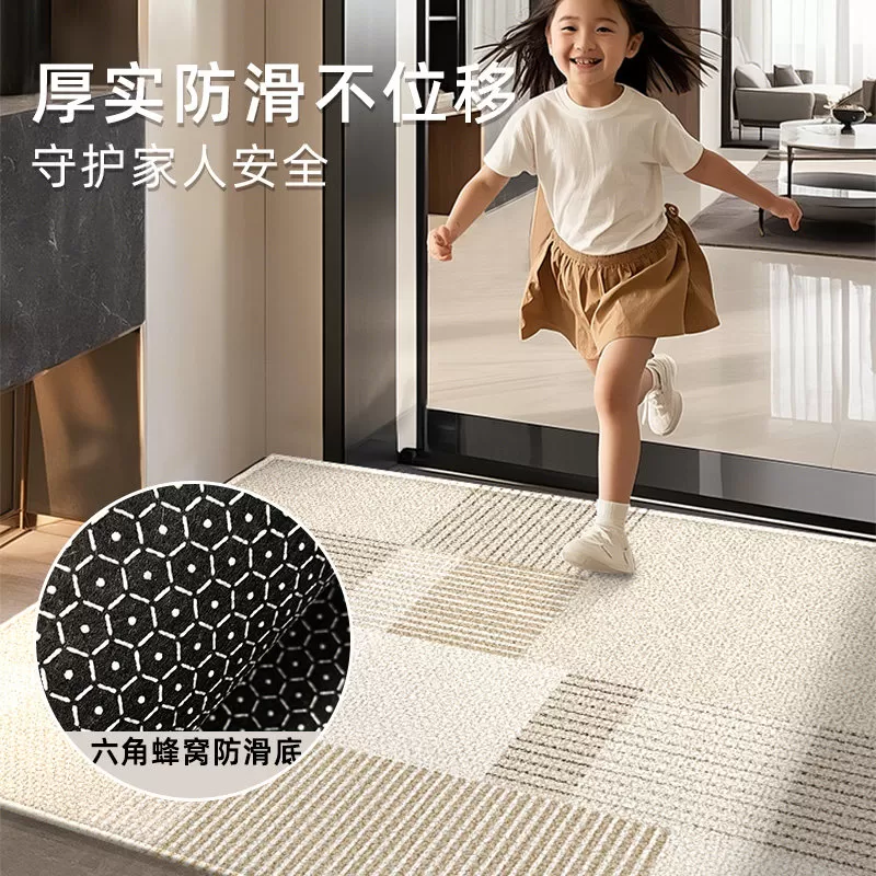 入户门地垫可裁剪入户耐脏玄关脚垫简约防滑地毯门垫进门门口家用