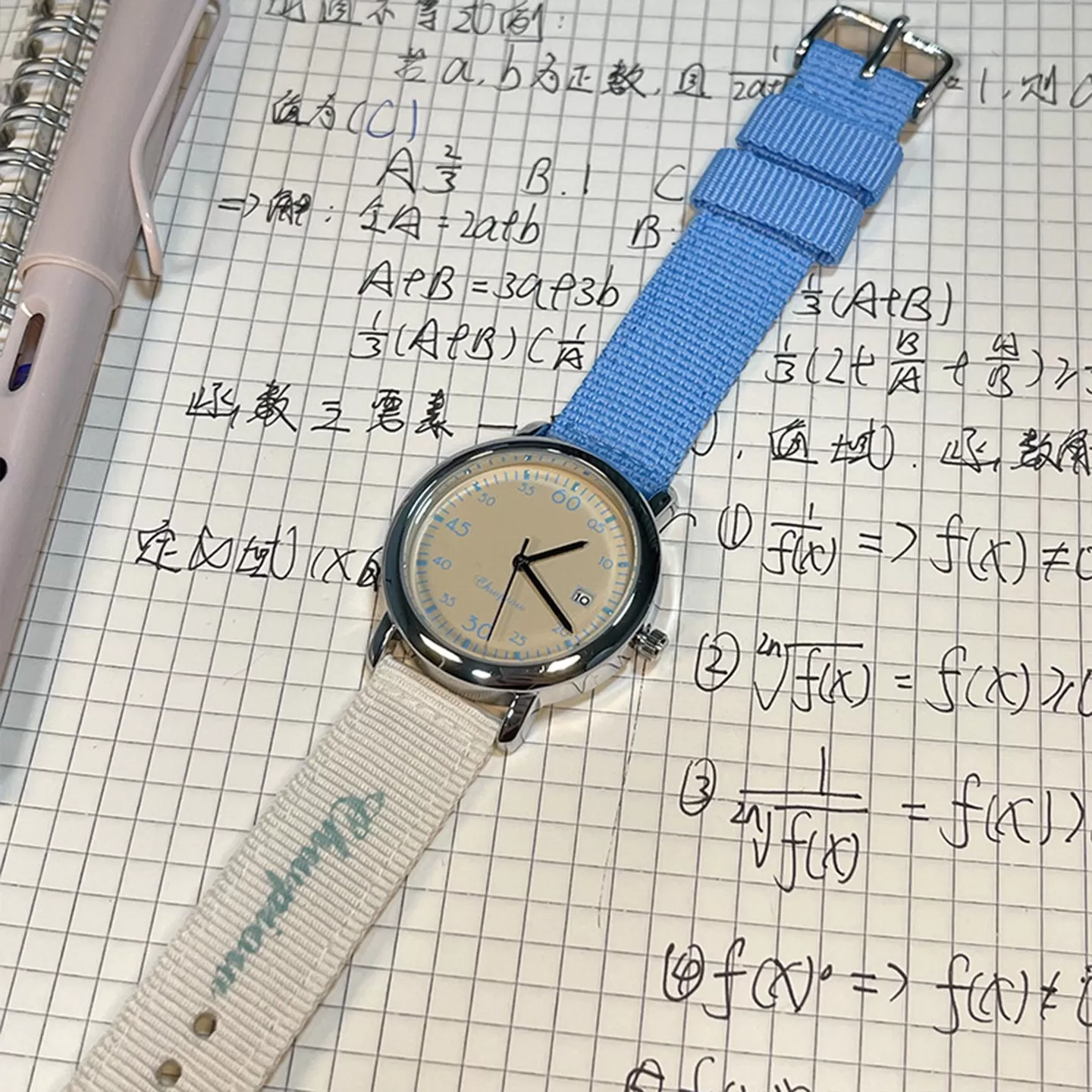 青少年手表男款学生初中生高中生2026新款只看时间考试专用石英表