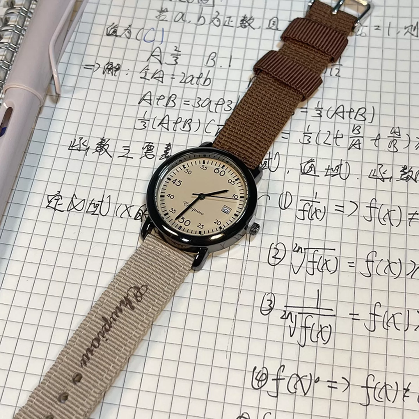 青少年手表男款学生初中生高中生2026新款只看时间考试专用石英表