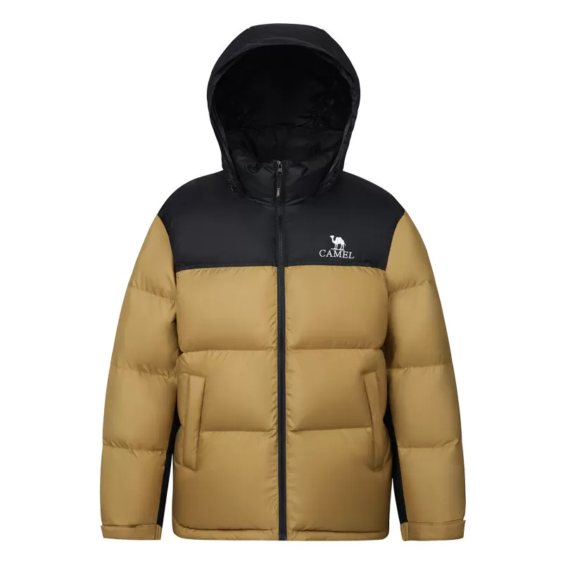 王俊凯同款骆驼火山羽绒服2.0男装冬季新款加厚保暖短款面包服